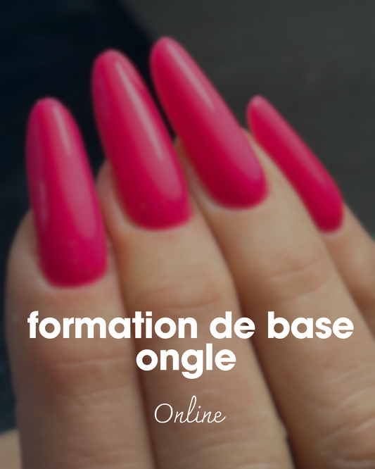 🎥 Formation de Base Ongles – 100% en ligne « Prévente »